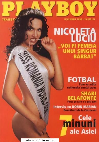 Nicoleta Luciu - omaebazooka - TOP Playboy Romania